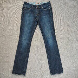 Paige Jeans Women's Size 30 Dark Wash Hidden Hills Mid Rise Straight Denim